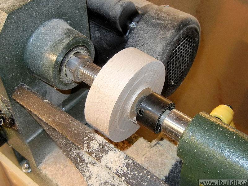 making a wooden pulley